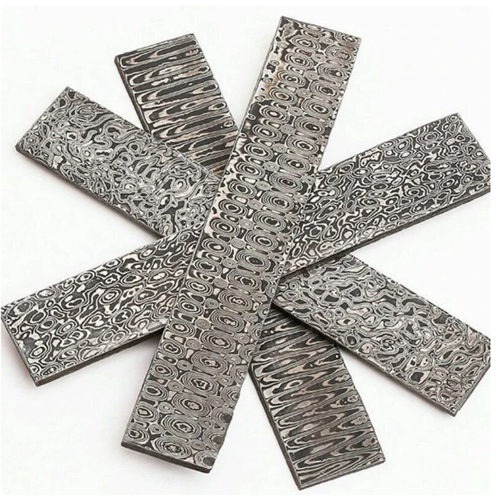 Damascus Sandwich VG10 Steel Billet Blanks Heat Treated Knife Making Material D
