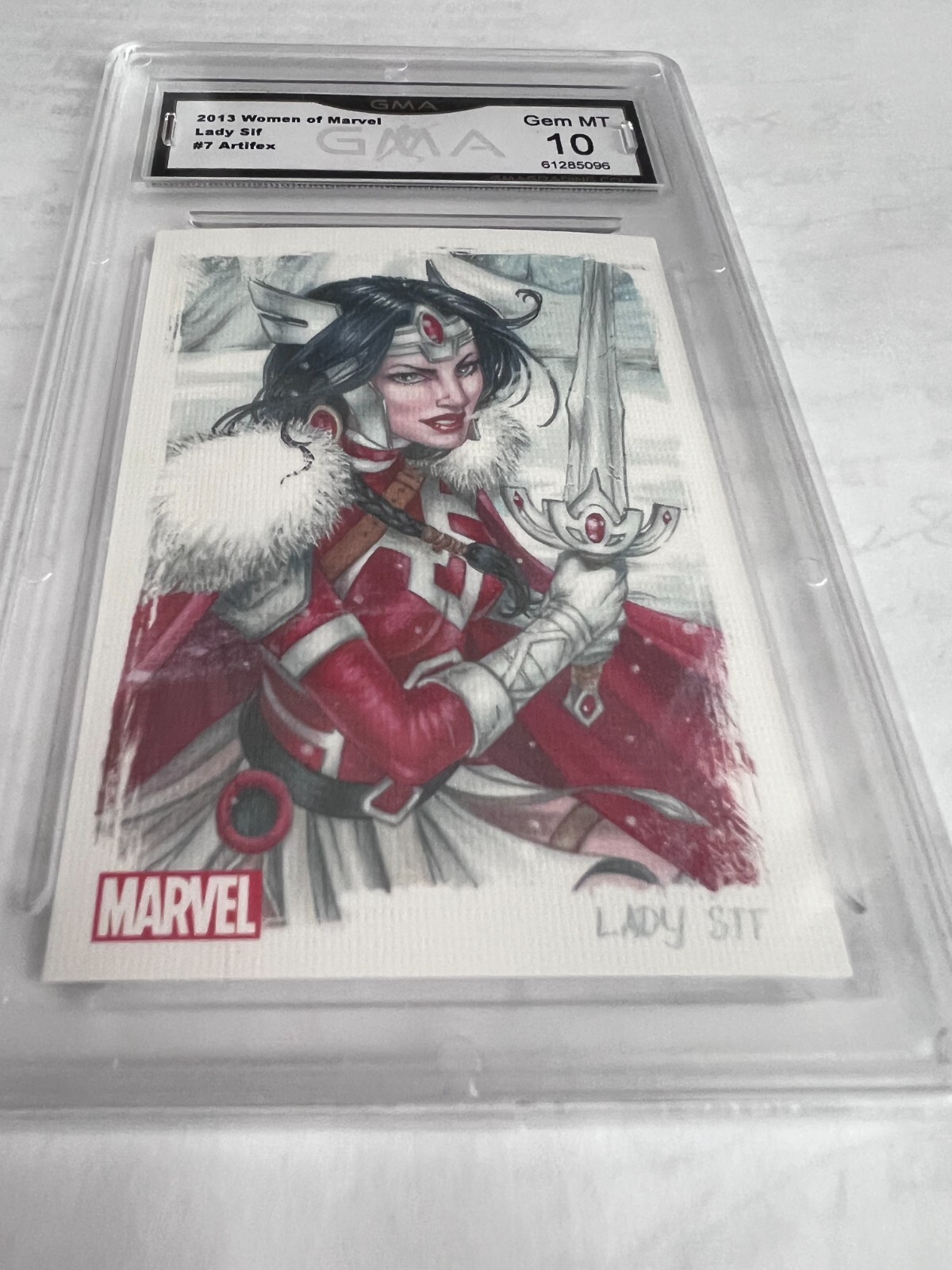 LADY SIF 2013 WOMEN OF MARVEL ARTIFEX # 7 GRADED 10 L@@@K