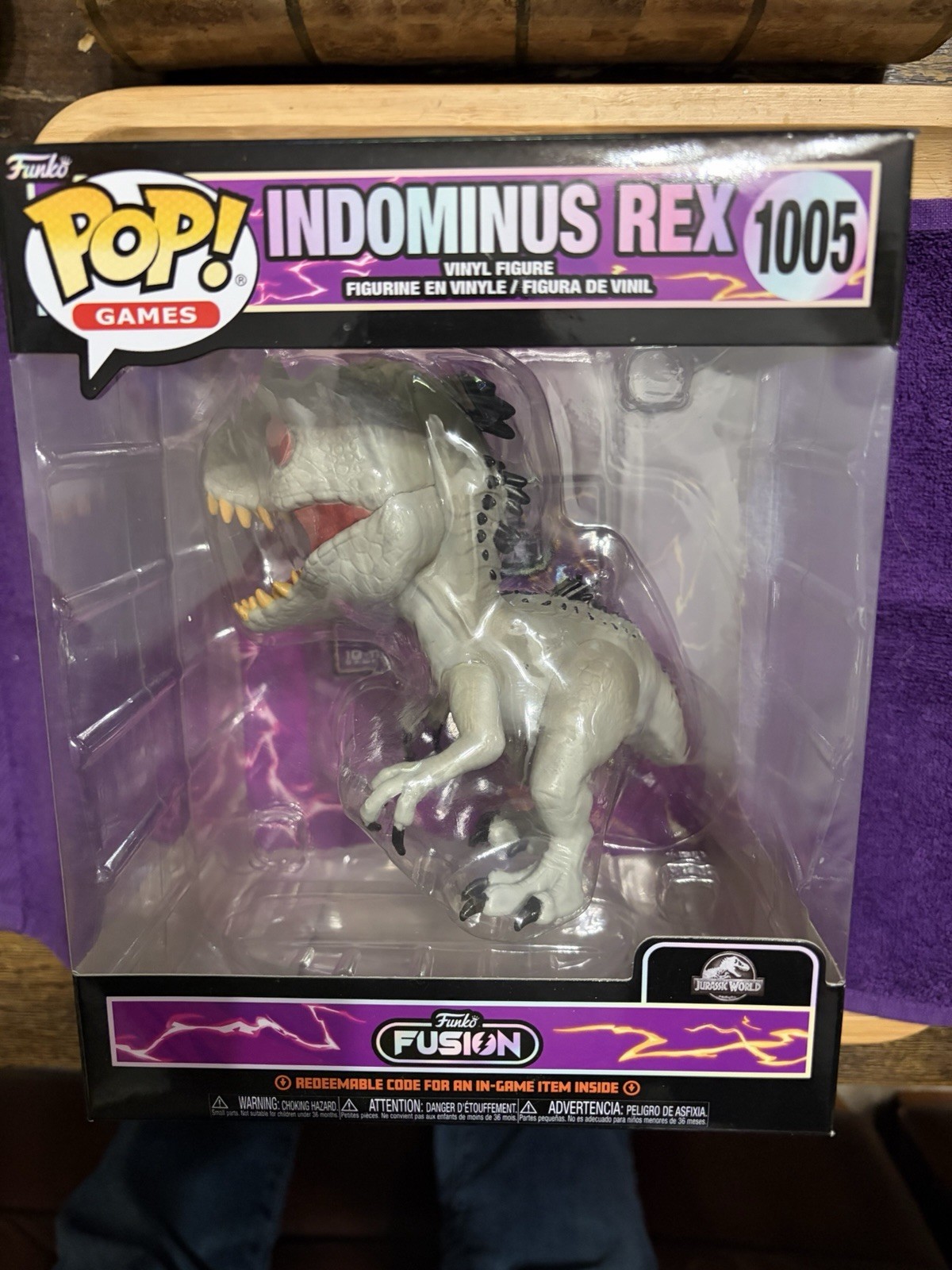 Funko Fusion Indominus Rex 1005 Super Jurassic World Funko Pop Vinyl Figure
