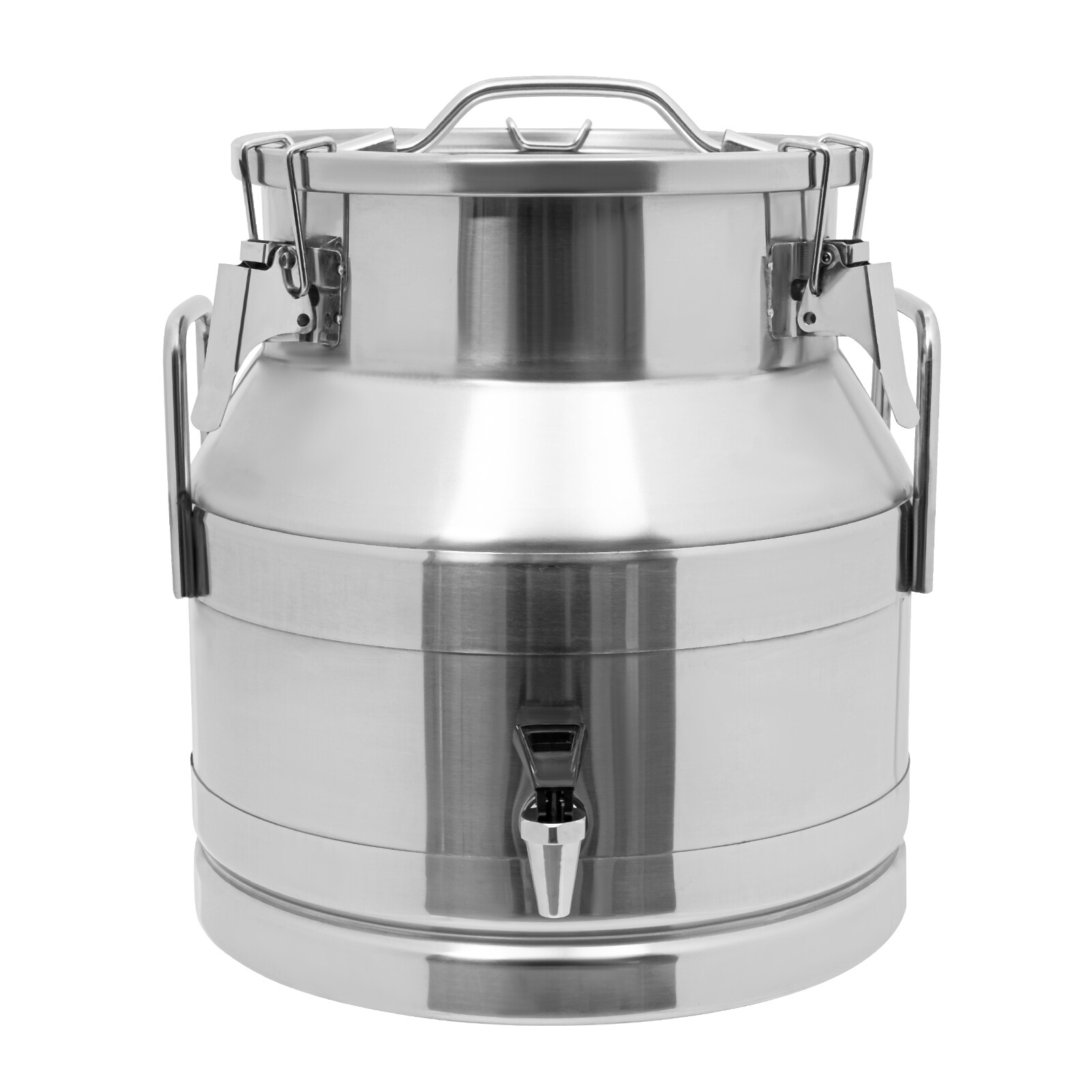 20L/5.28 Gallon Stainless Steel Milk Jug With A Faucet Sealed Bucket Milk Can