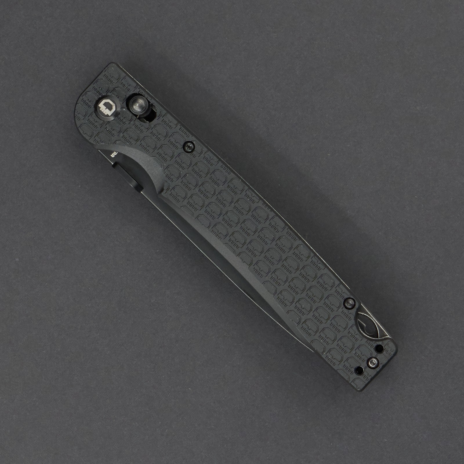 Daggerr Knives Dropet Folding Knife 3.88″ 8Cr14MoV Steel Blade Black FRN Handle