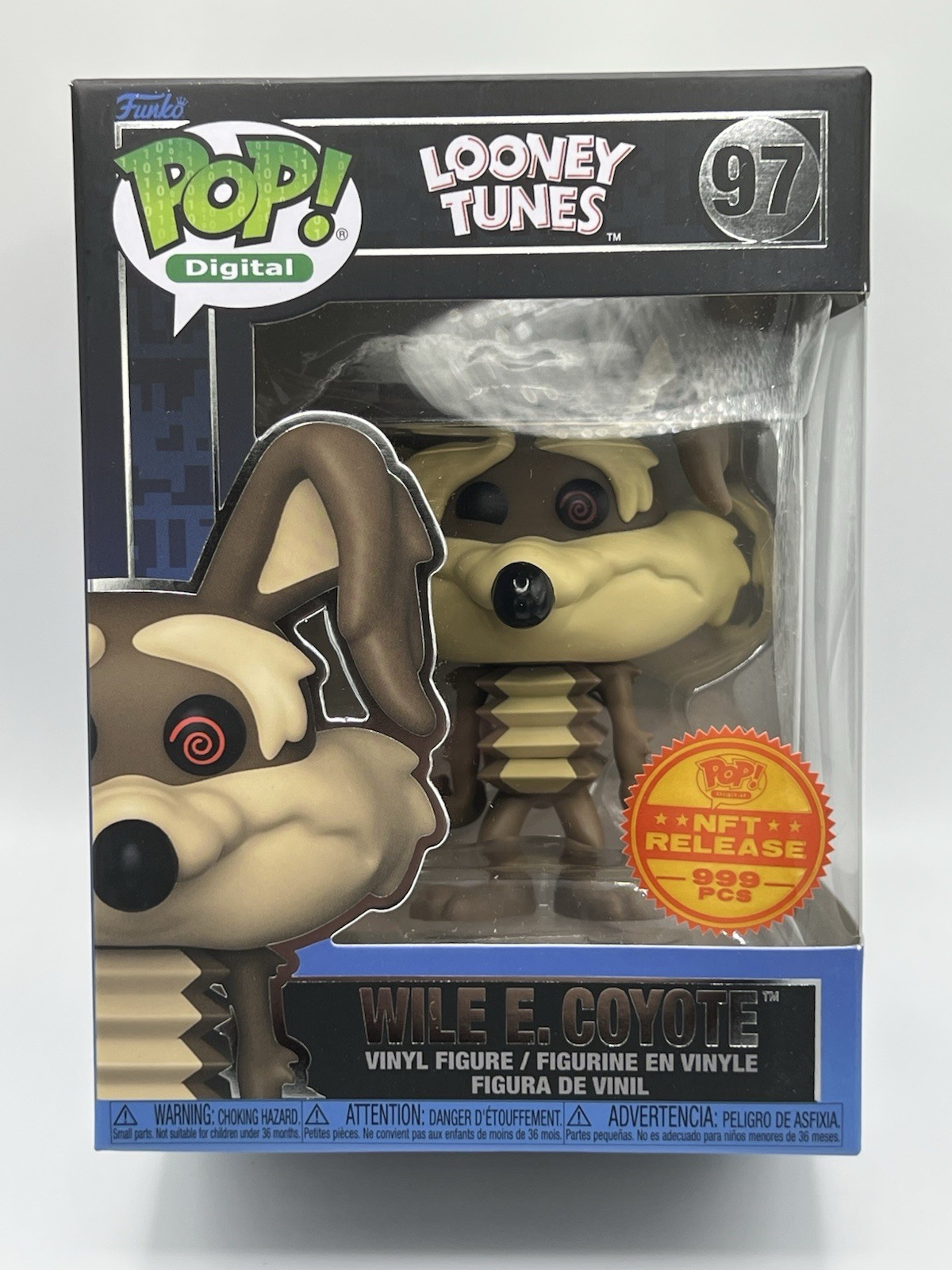 Funko Pop! Vinyl: Looney Tunes – Wile E. Coyote #97(Digital Pop! Release) – N FT