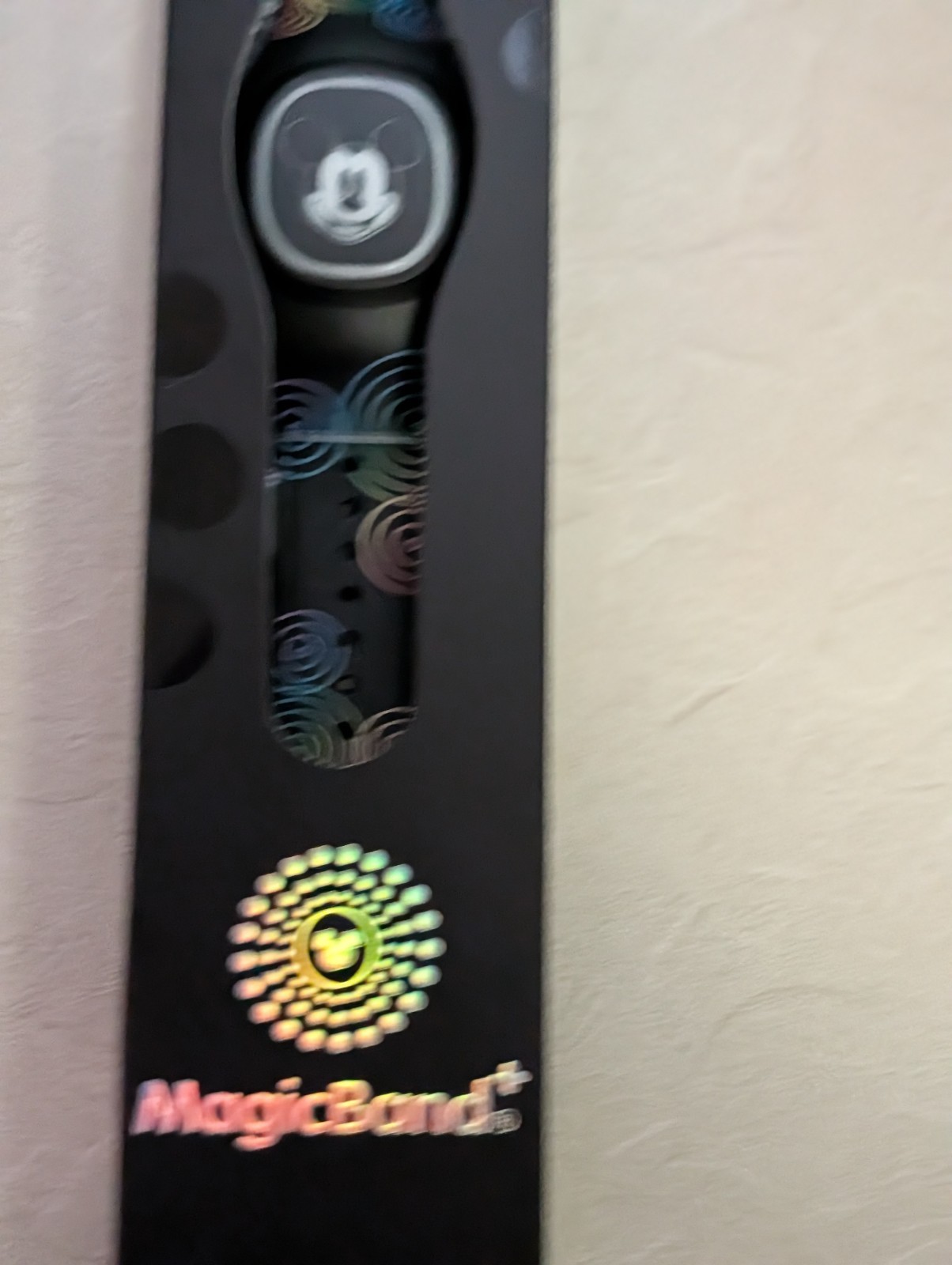 Disney Parks Mickey Mouse Rainbow Circles Magic Band Plus New Unlinked