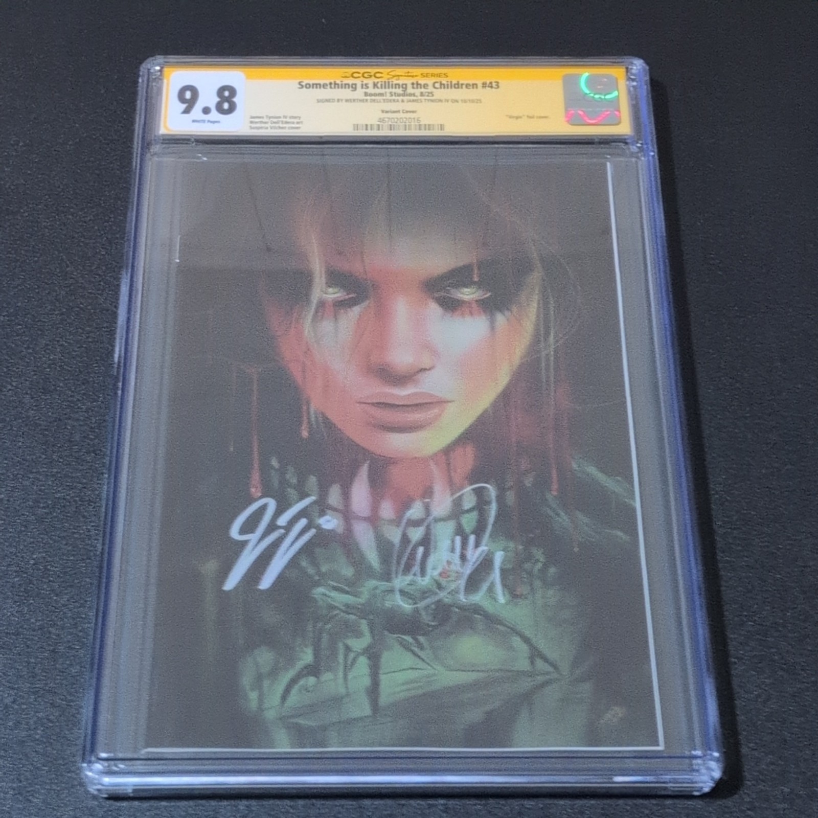 SIKTC Foil #43 CGC SS 9.8 Signed Werther Dell’Edera & James Tynion Only 1 Census