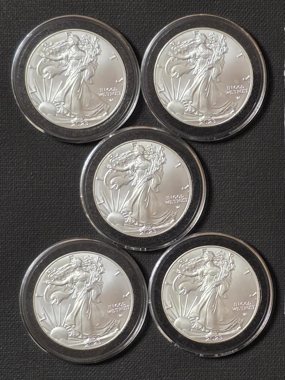 Lot of 5 U.S .999 2023 -1- 0 Z American Eagle C.0.i.n ￥