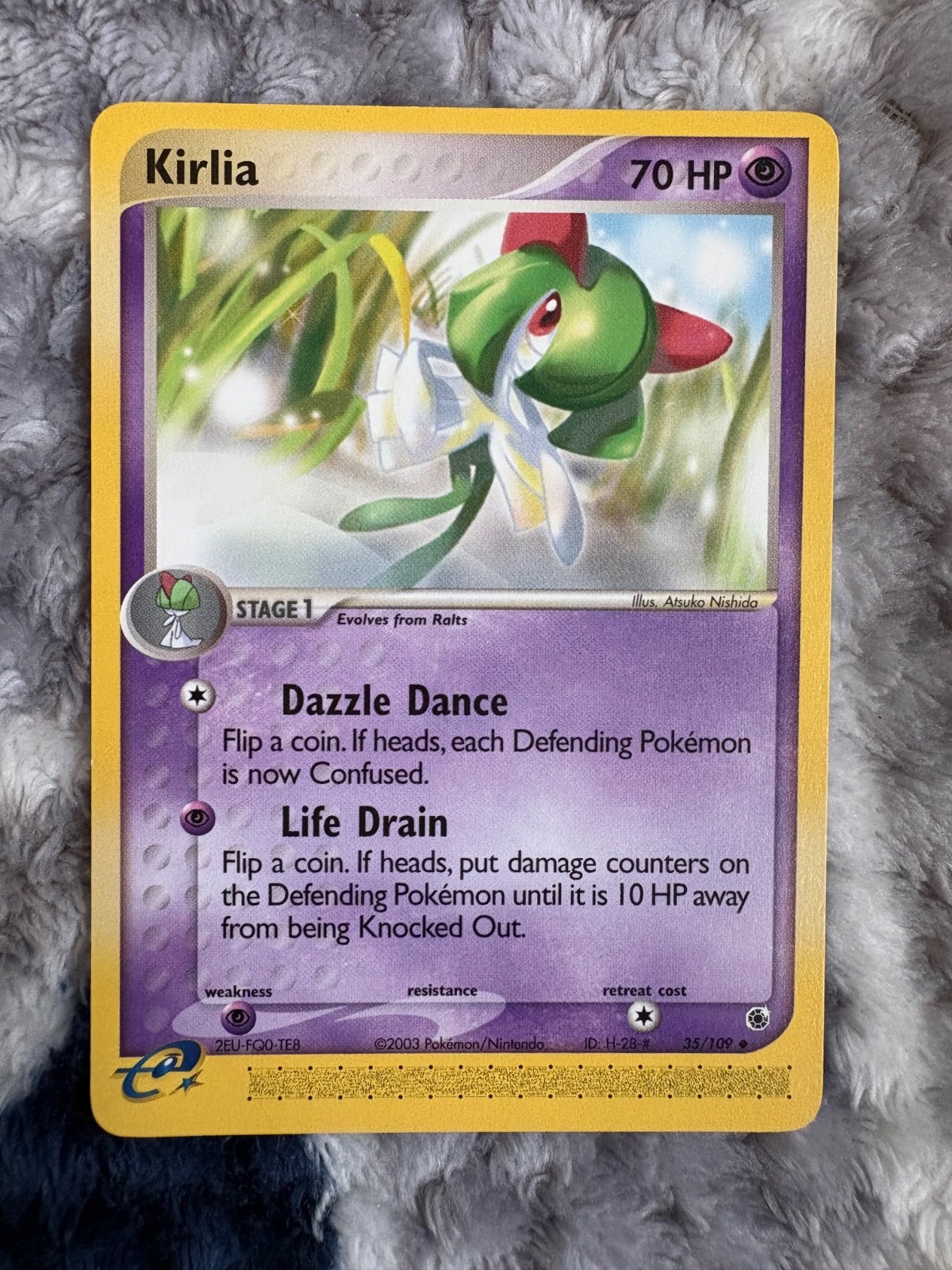 Pokémon Kirlia 35/109 Non Holo EX Ruby & Sapphire