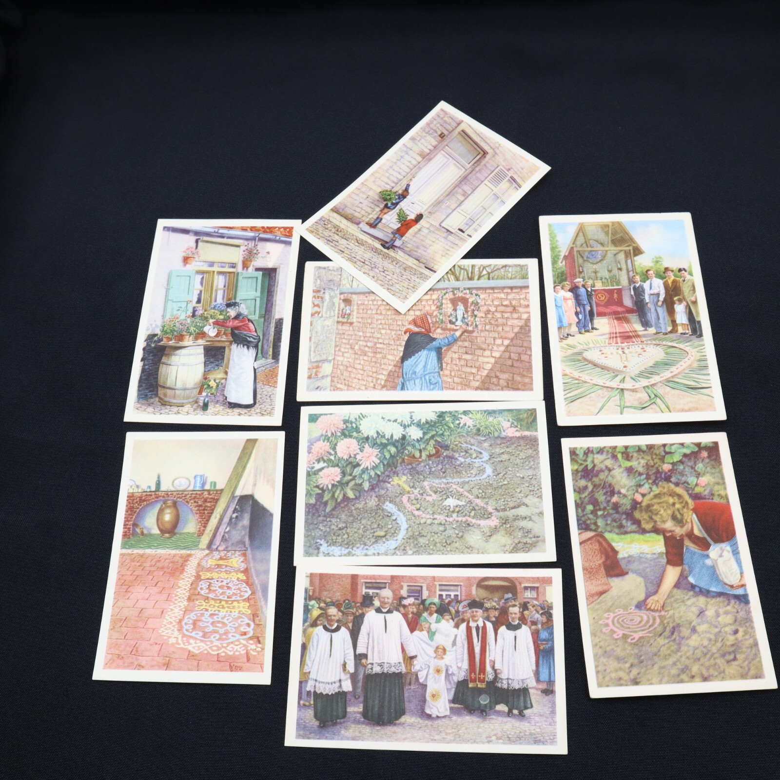 116 Belgian (Belge) Folklore Colored Trade Card Lot – Côte d’Or 2nd Series 3 x 5