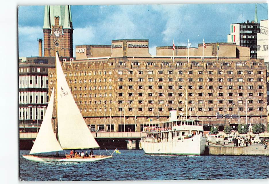 Postcard Sheraton Stockholm Hotel Stockholm Sweden