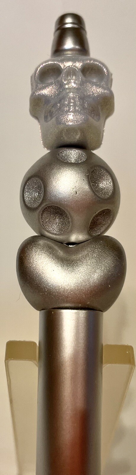 Beaded Ballpoint Pen.silicone And Acrylic Beads