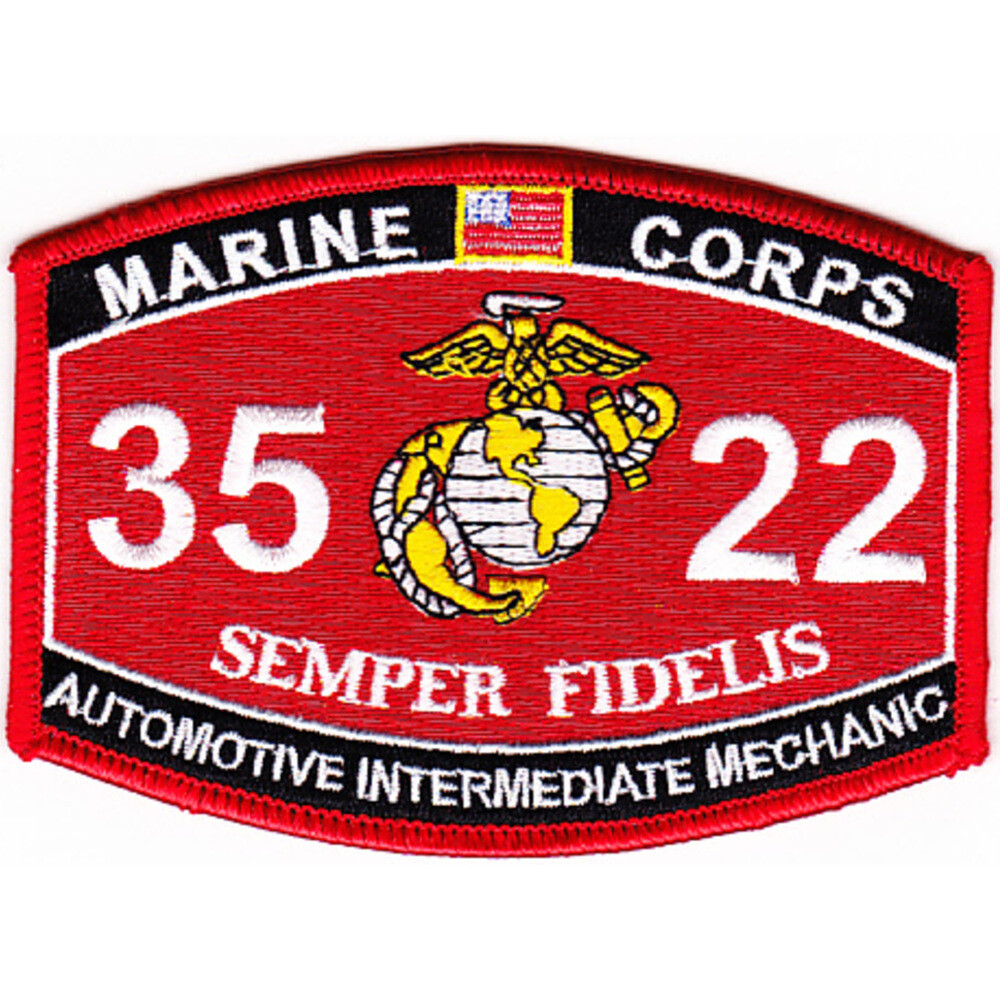 3522 Automotive Intermediate Mechanic MOS Patch