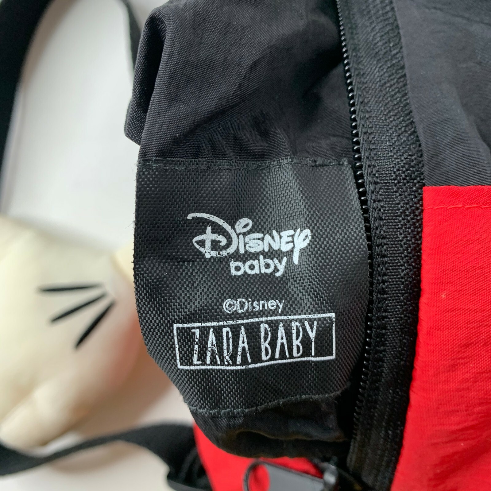 Zara Disney Mickey Mouse Backpack Plush Easy Clean Fabric