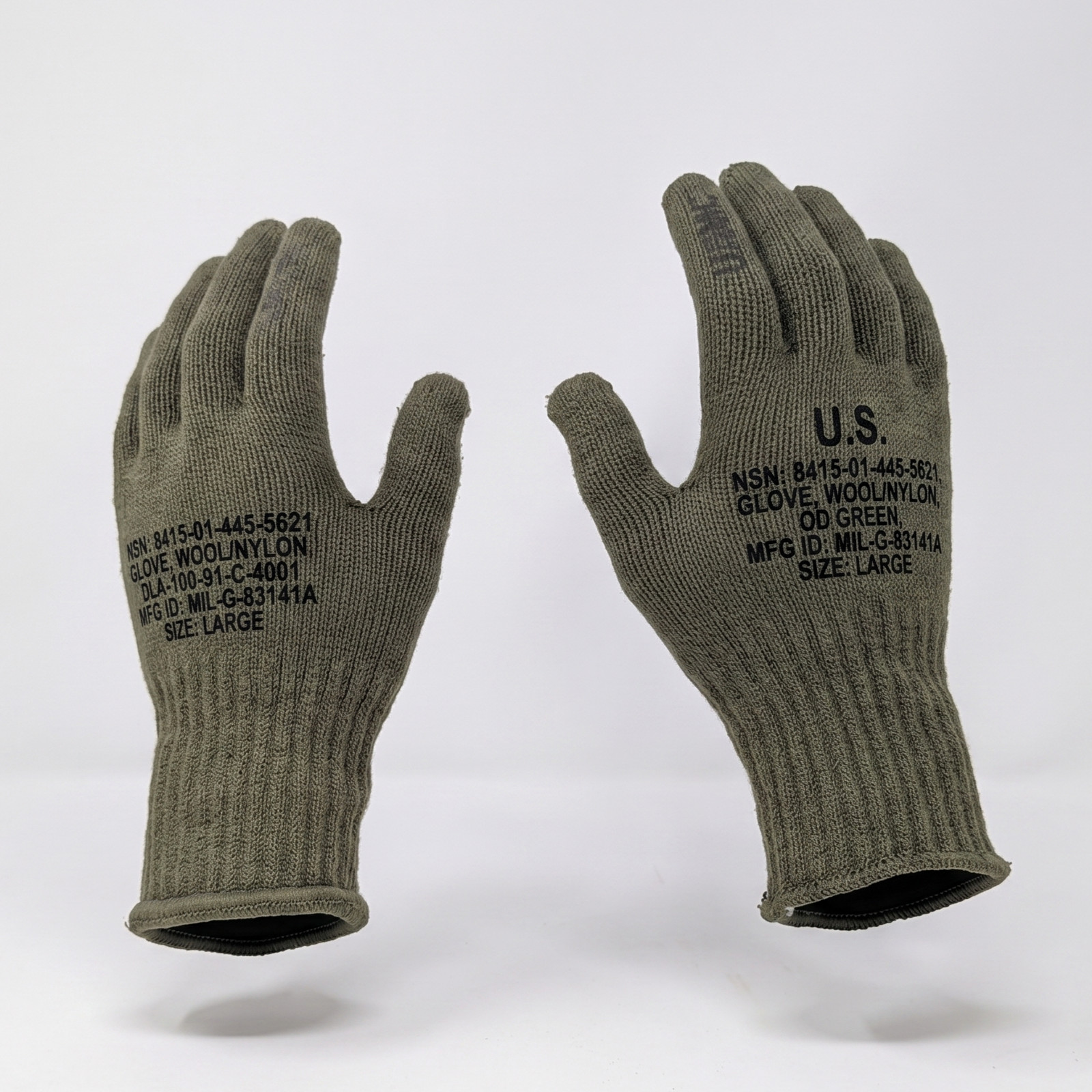 New – USMC Enhanced Grip Glove Inserts- USMC Olive Drab