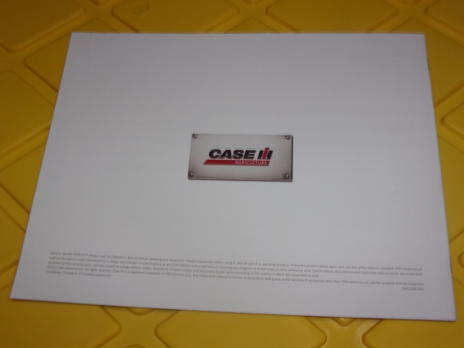 2011 CASE IH International Harvester STEIGER Series Tractors Catalog Brochure