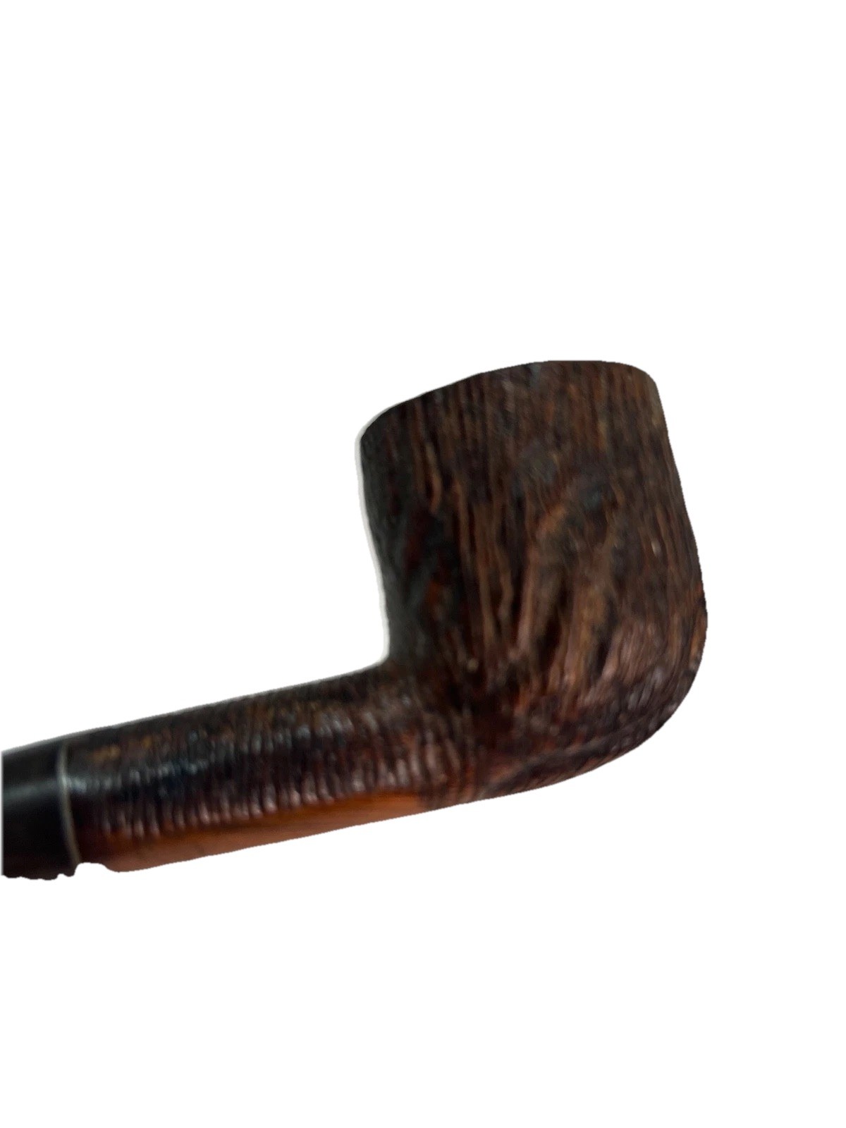 VTG Dr. Grabow Westbrook Wire Rusticated Briar Orange Spade Smoking Tobacco Pipe