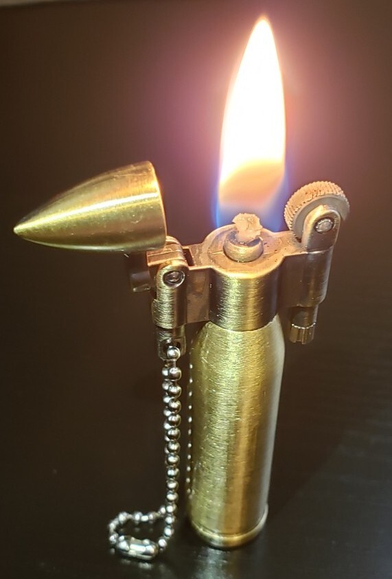 BULLET STYLE LIGHTER Lighter Fluid O Ring Saves Fuel Zippo Parts Vintage Trench