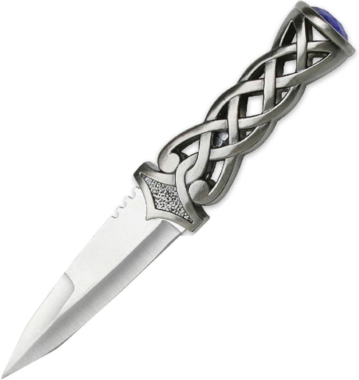 Short Dagger BLADESUSA Scottish Celtic Twisted Handle 9.00″ Overall HK-26136
