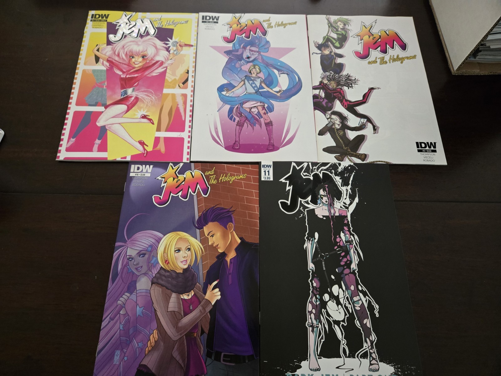 Jem and the Holograms IDW Comics Issues 1, 8-11 NM 4 Books Total