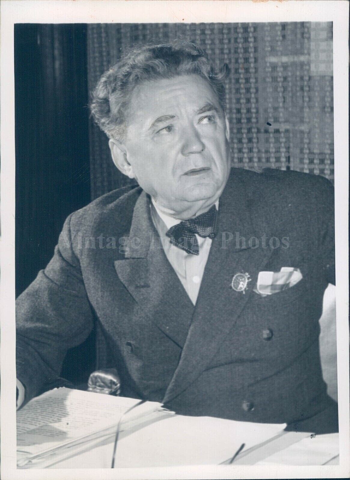 1945 Dr Ivin Ribar Lawyer Leader President Regime Man Vintage Image Press Photo
