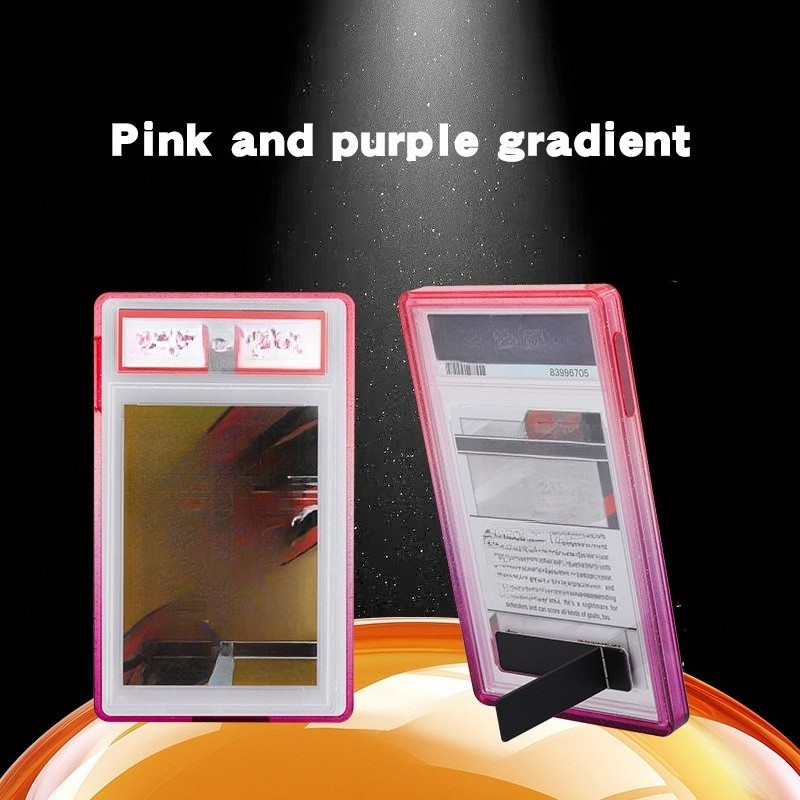 Graded Card Case 35pt Trading Card Protector TPU Sleeve UV Shield With Stand Sla