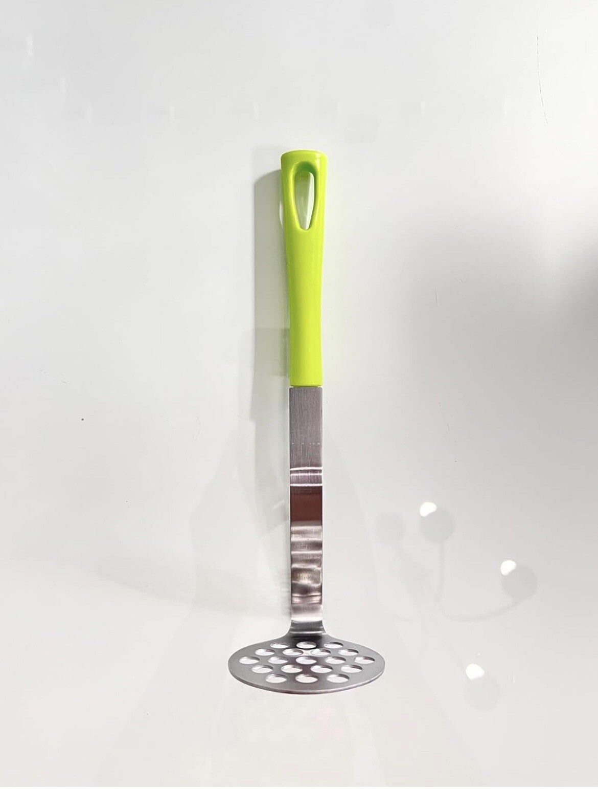 Avocado and Potato Masher Heavy Duty Kitchen Utensil Stainless Steel Green small