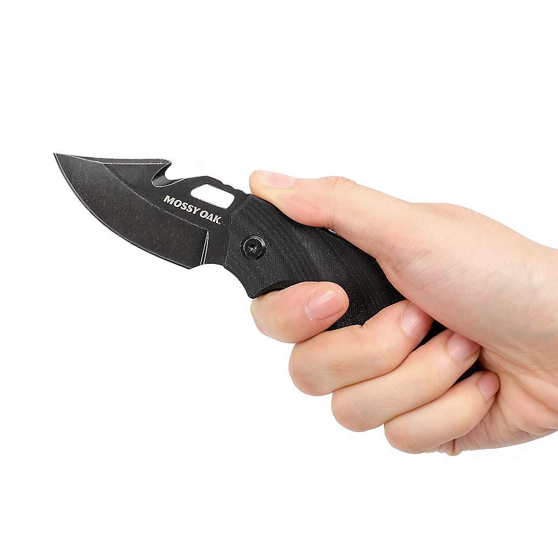 Mossy Oak MINI Folding Pocket 2.5-IN Stainless Steel Drop Point Blade G10 Handle