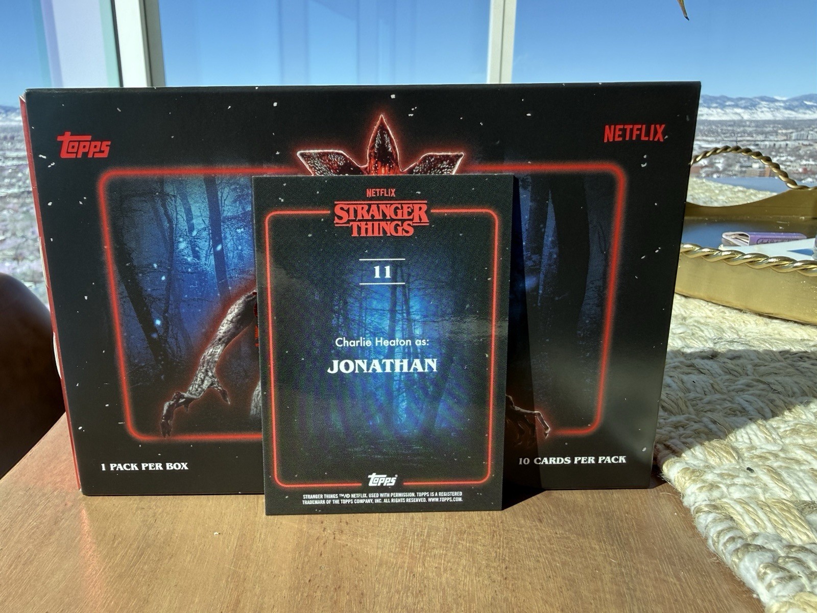 Topps Stranger Things Jonathan/Charlie Heaton 11 #30/50 2025