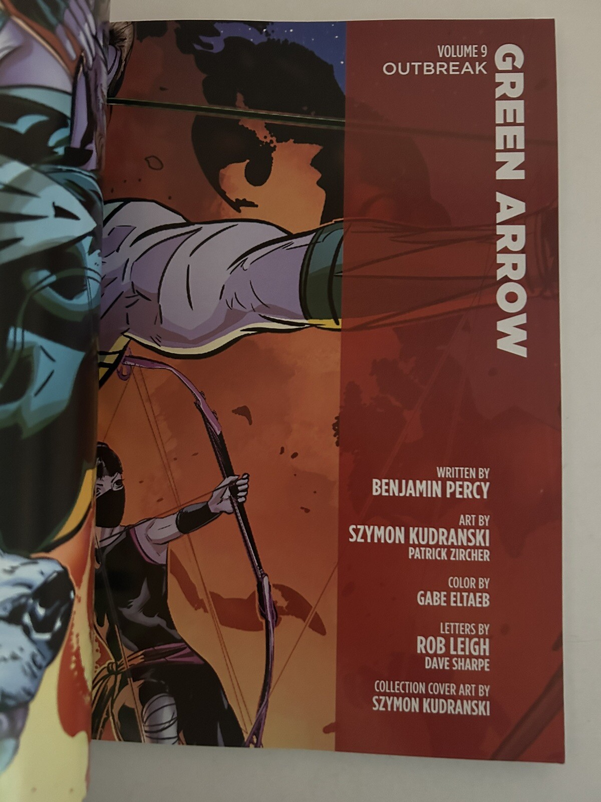 GREEN ARROW Vol 9 OUTBREAK DC Comics 2016 Trade Paperback Brand New!