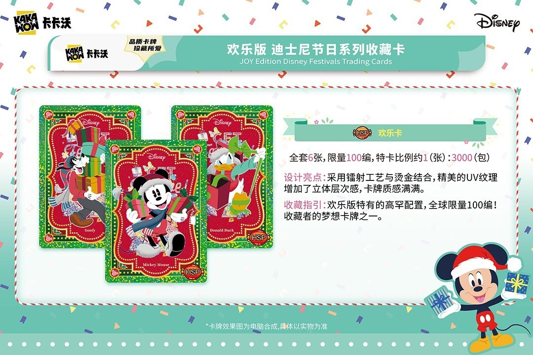 2024 Kakawow Disney Mickey JOY Edition Festivals Trading Cards Booster Box New