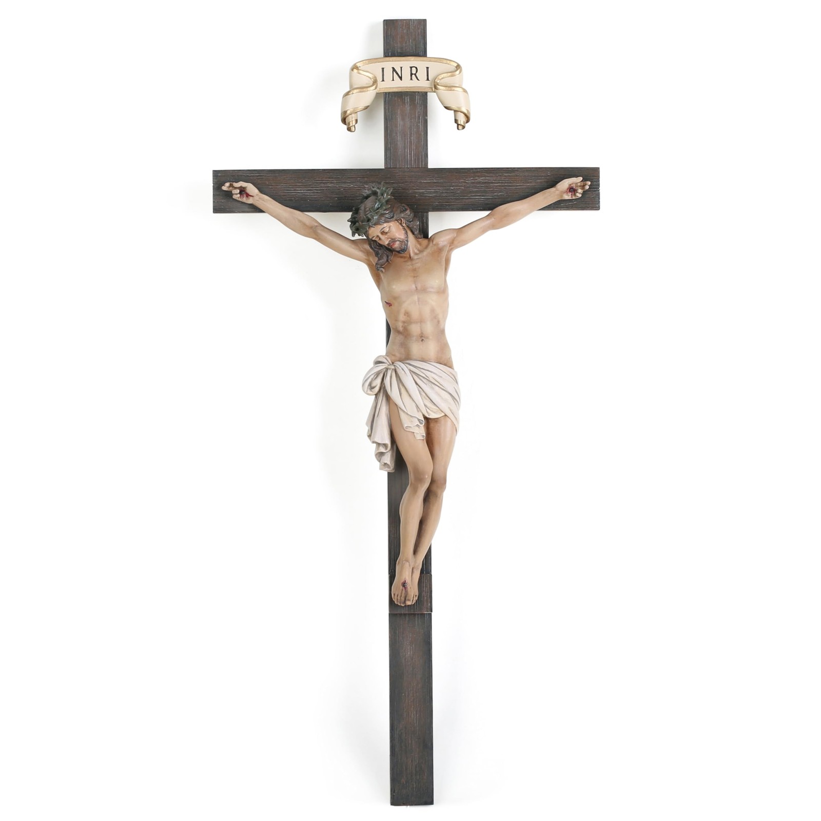 Wall Crucifix 16 H Jesus Christ Religious Home Decor Handmade Buildclassic Cross