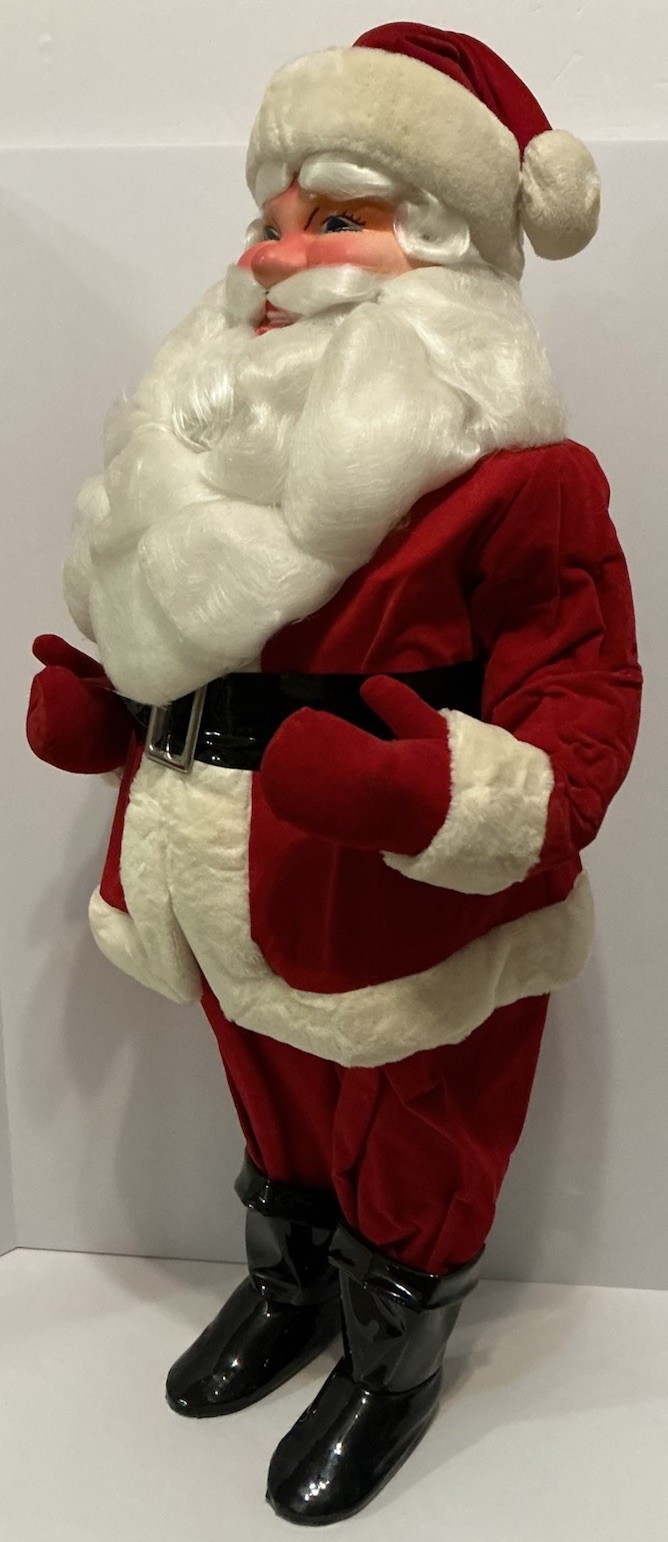 VINTAGE HAROLD GALE SANTA CLAUS 1950’S CHRISTMAS STORE DISPLAY ADVERTISING 38”