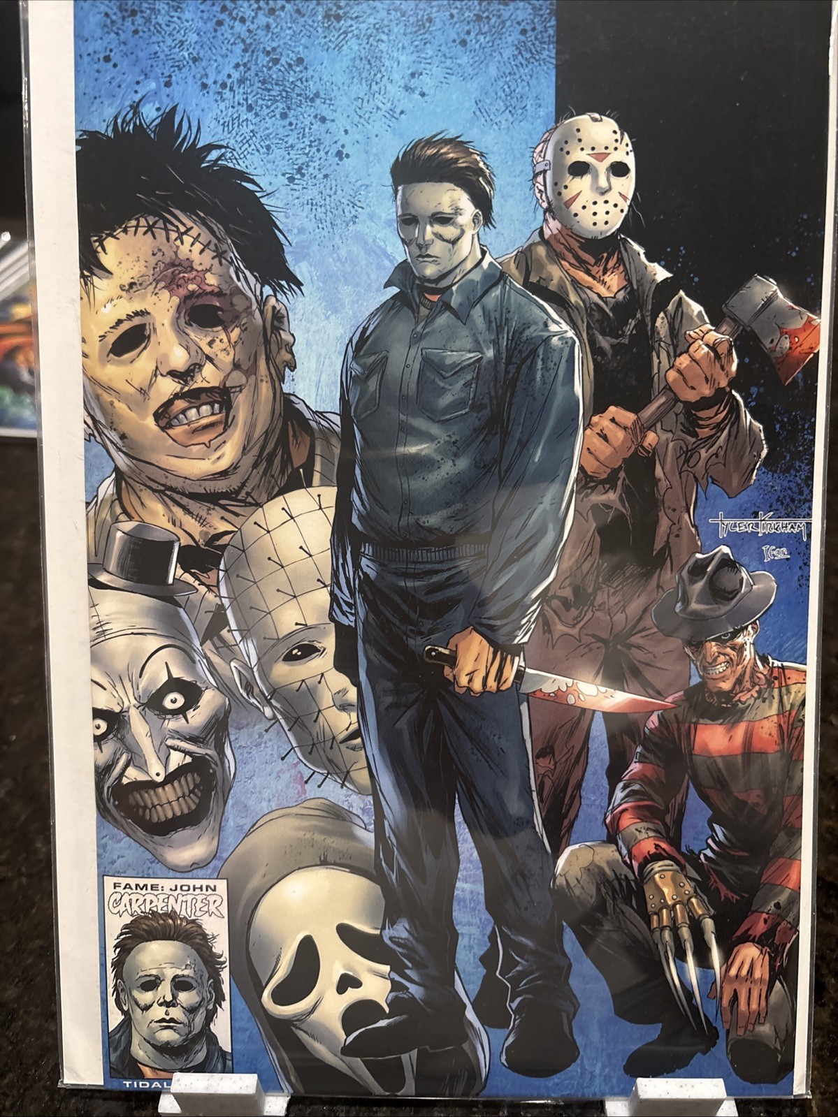 FAME: JOHN CARPENTER TYLER KIRKHAM VIRGIN LIMITED TO 250 DALLAS FAN EXPO