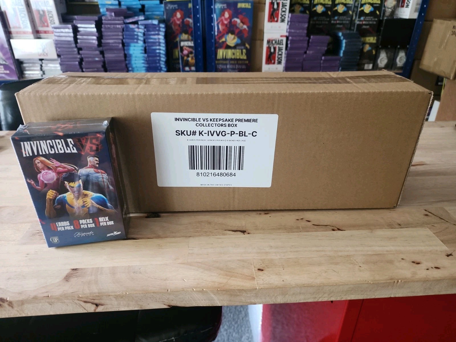FACTORY SEALED 2026 KEEPSAKE INVINCIBLE VS PREMIERE COLLECTOR 10-BOX CASE – NEW