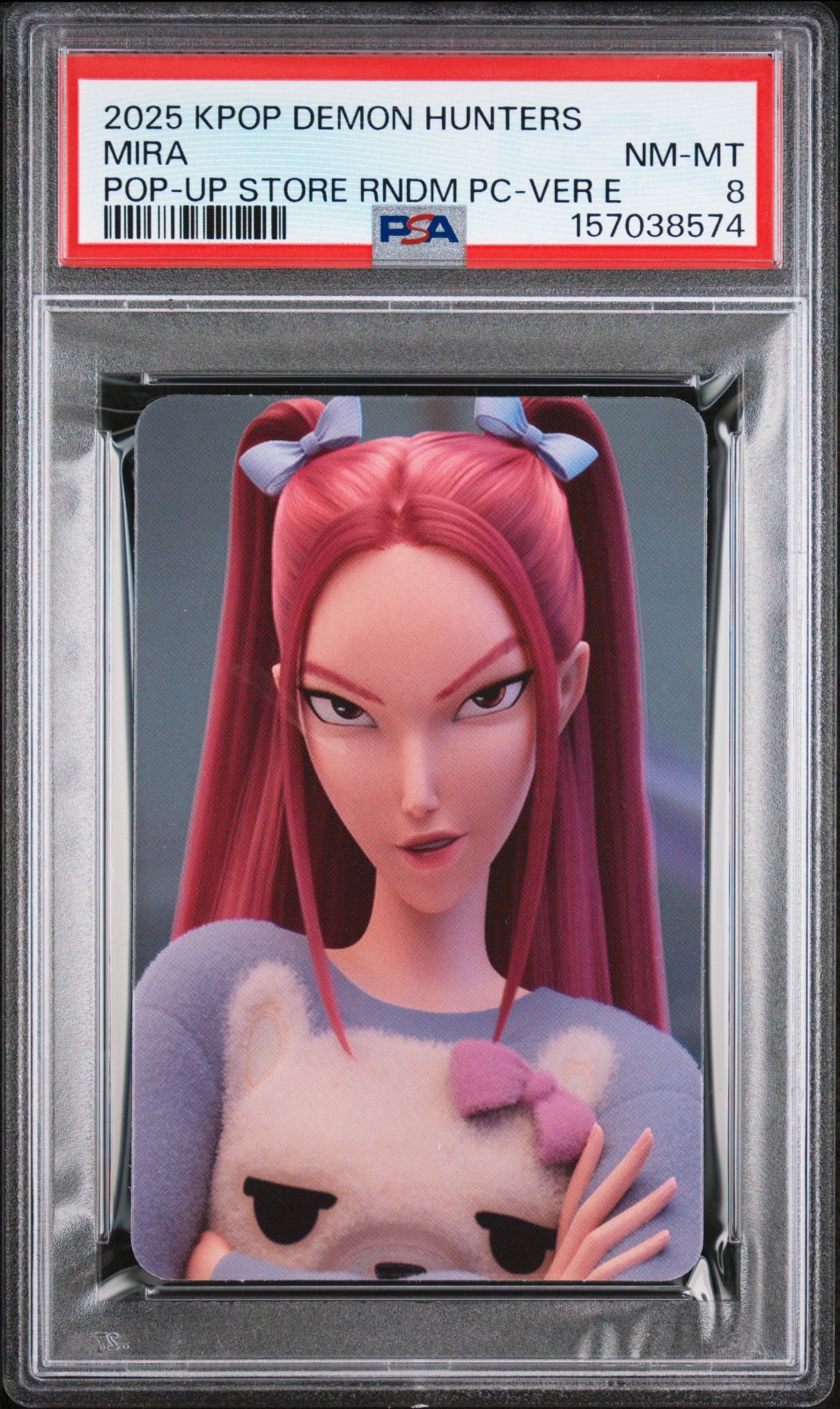 Mira 2025 K-Pop Demon Hunters Seoul Pop-Up Store Version E PSA 8