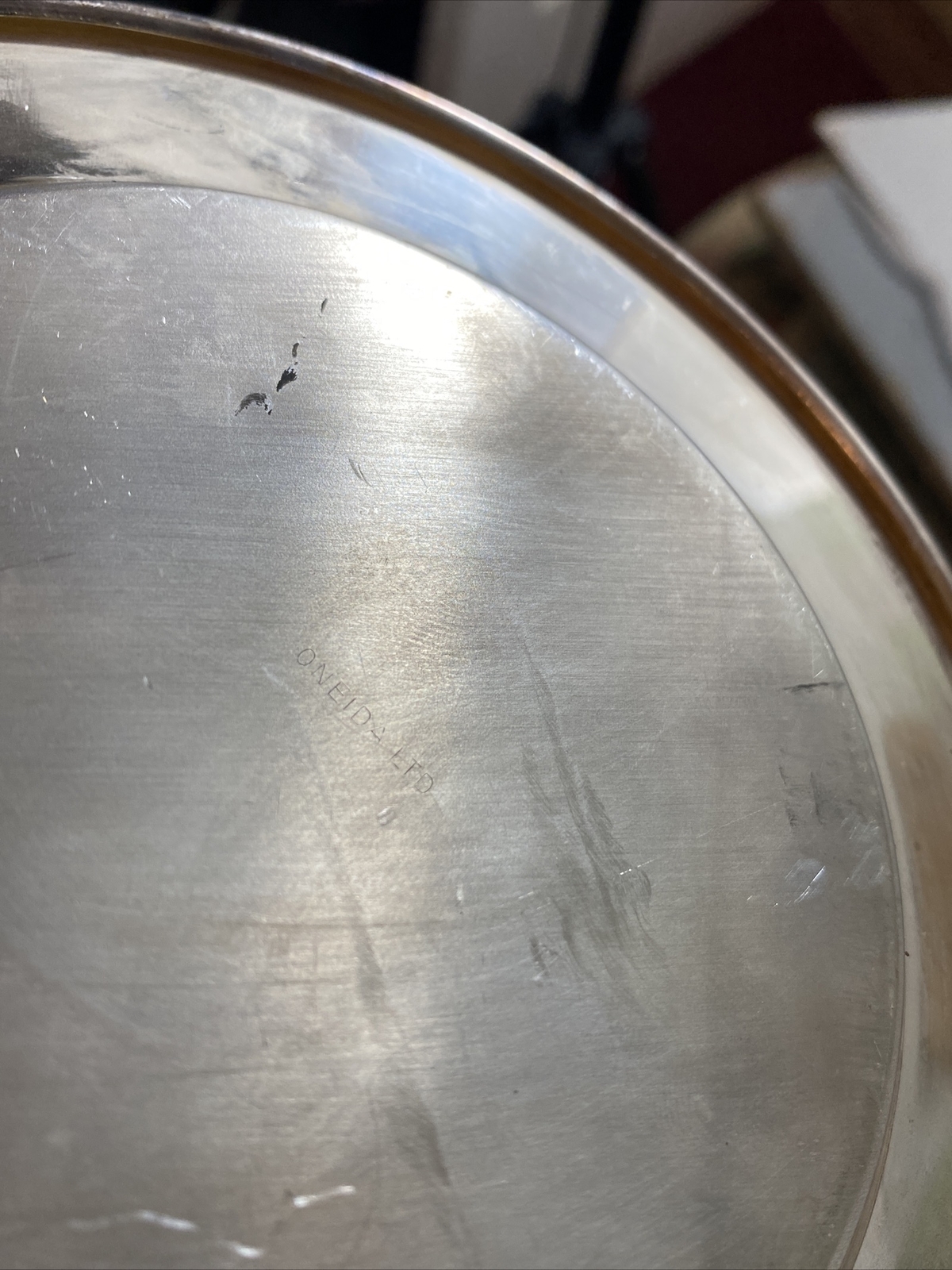 Oneida Silversmith Silver Plate Salad Plates 6”Lot of 4