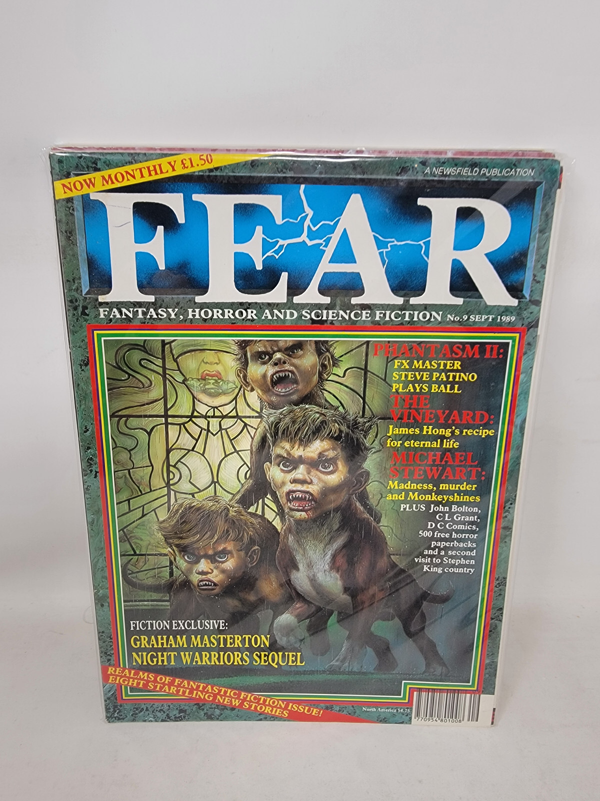 FEAR #9 1989 Newsfield 5.0 Horror Fantasy Sci-Fi UK Magazine