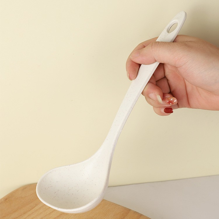 Wheat Soup Spoon Healthy Environmentally Friendly Household Tableware Soup Spoon