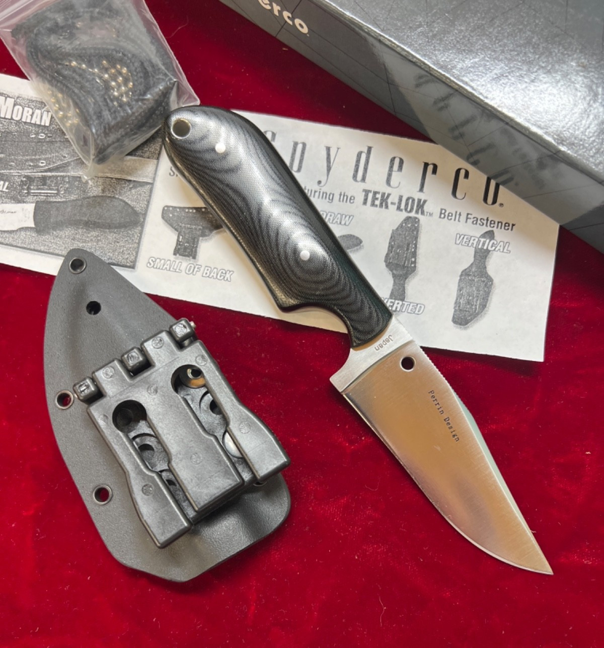 NOS Vintage 1st Year Spyderco FB15P Fred Perrin Street Beat Collector #101
