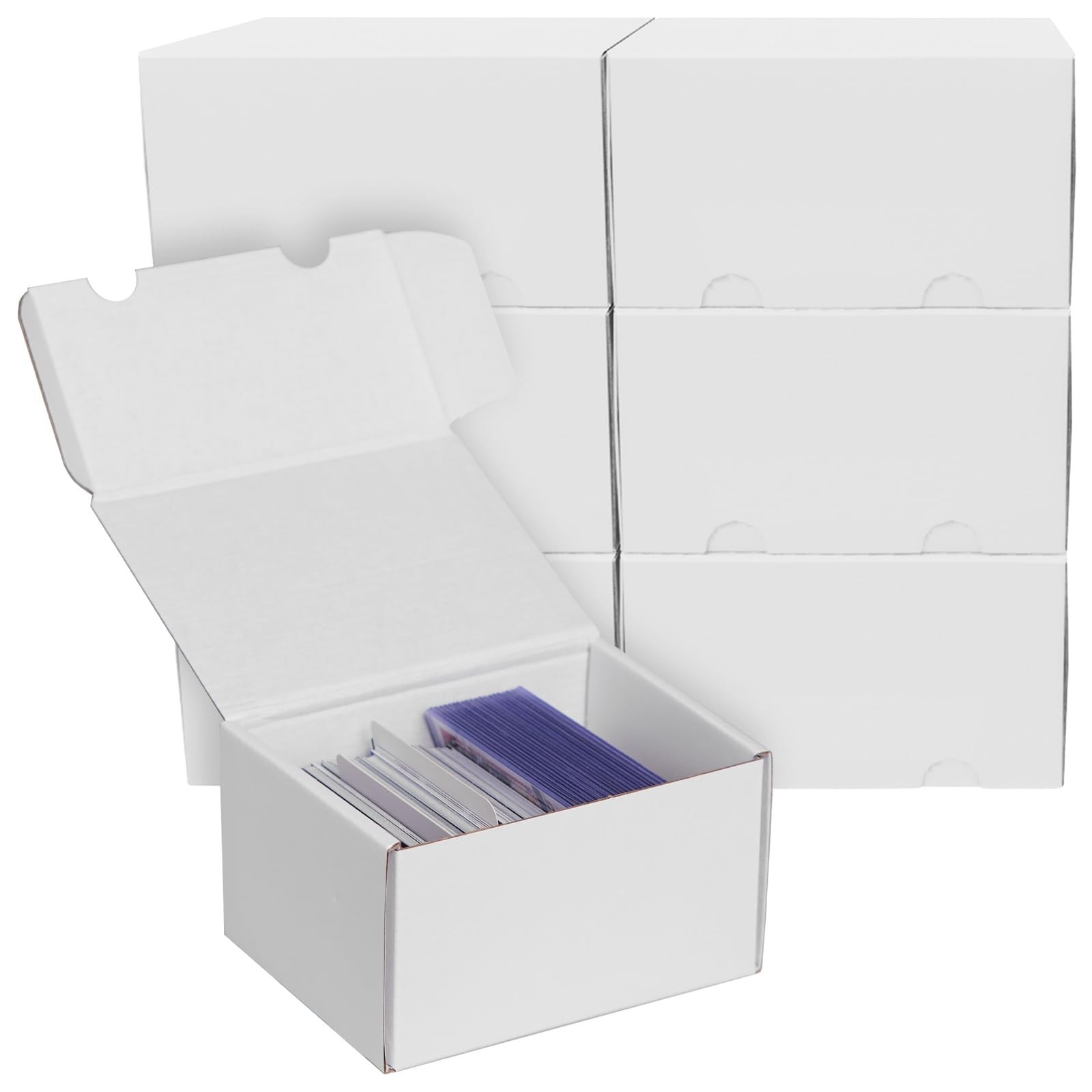 NUMINA Small Trading Card Storage Box 7 Pack, 160 Toploader Card Corrugated O…