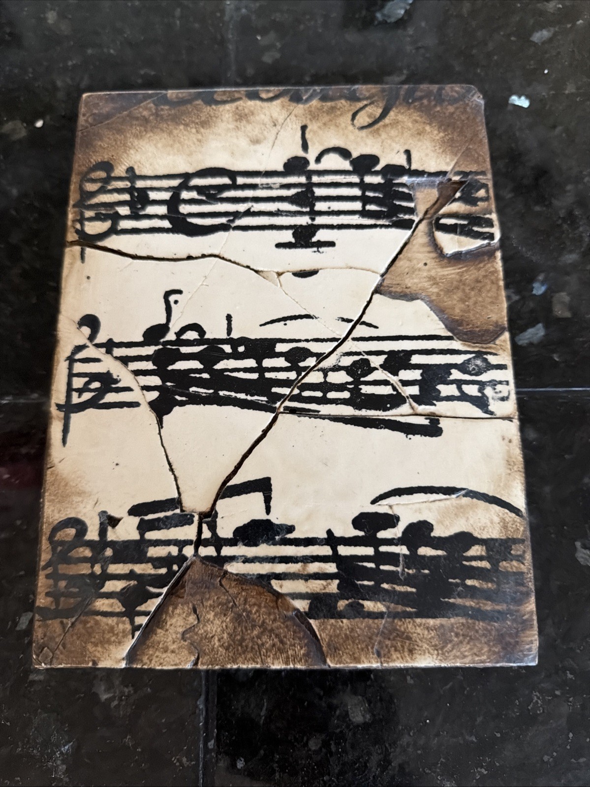 Sid Dickens PQ Musical Notation’ 1998 Memory Block Tile Wall Art