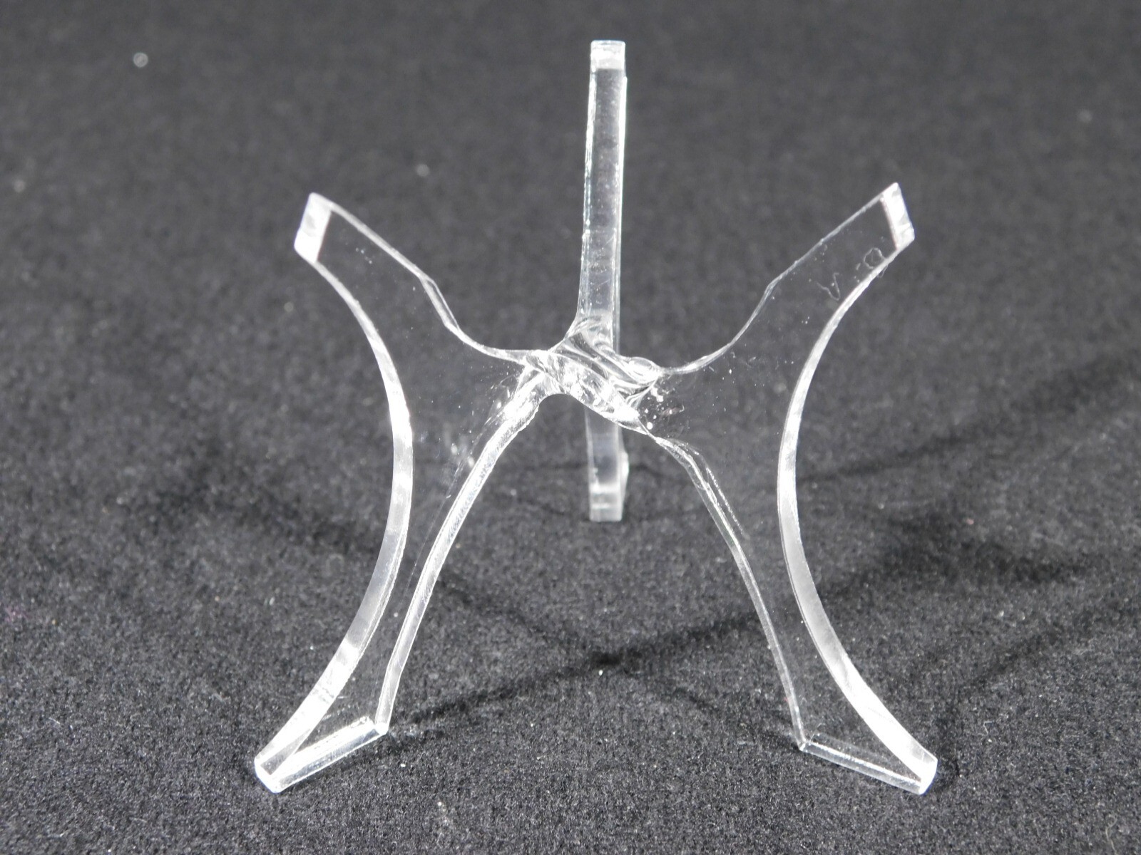 Sphere Display Stand Three Post Clear Lucite Medium Size