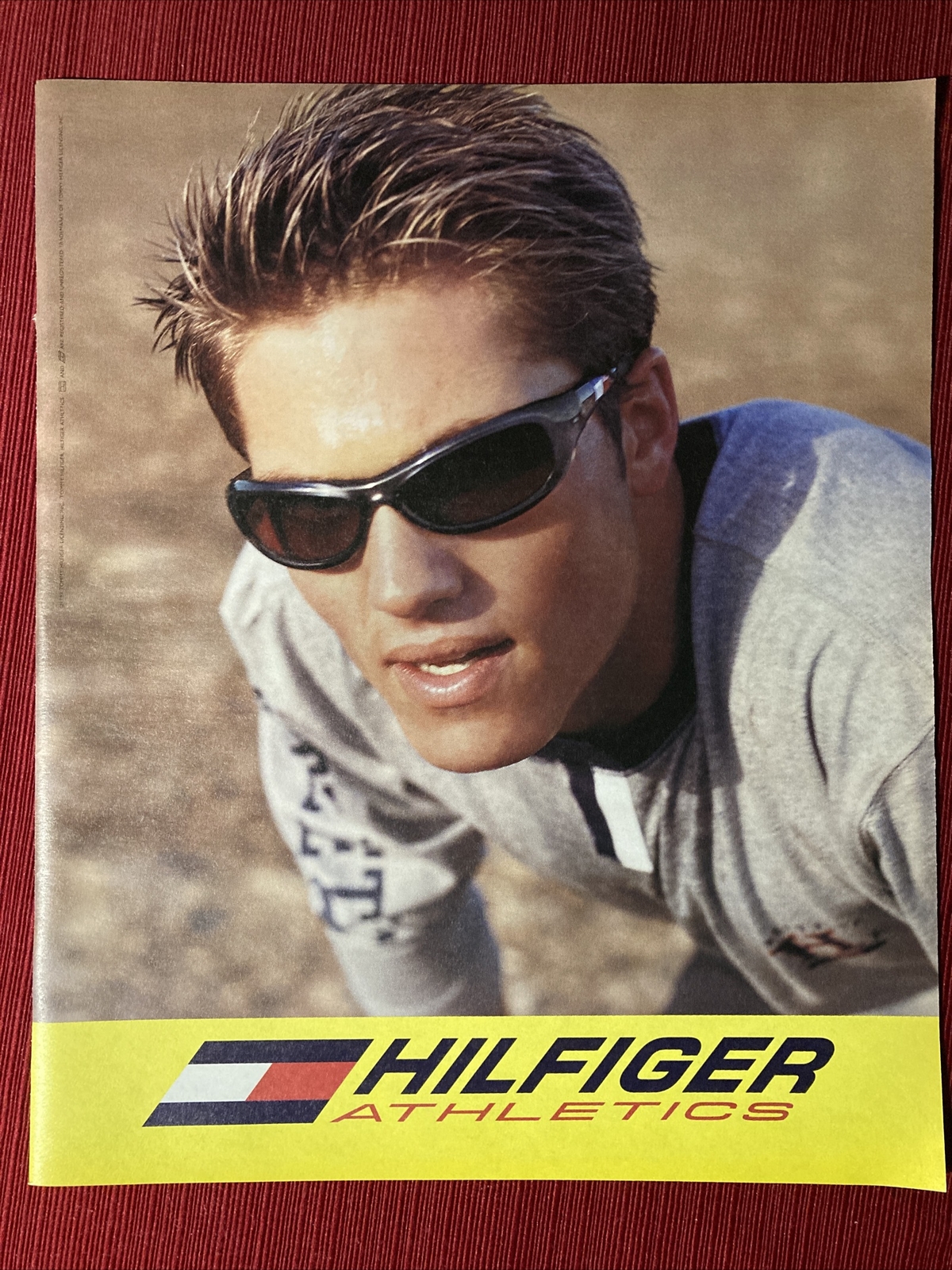 Tommy Hilfiger Men’s Athletic Sunglasses 1999 Print Ad – Great To Frame!
