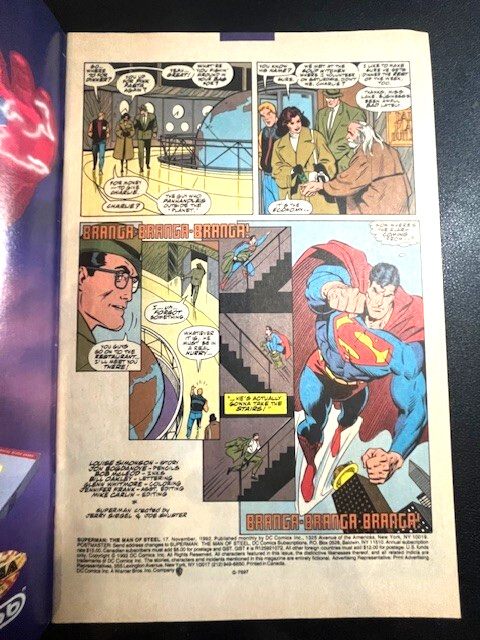 Superman The Man of Steel #17 Doomsday 1st Cameo Appearance 1992 Beautiful Book
