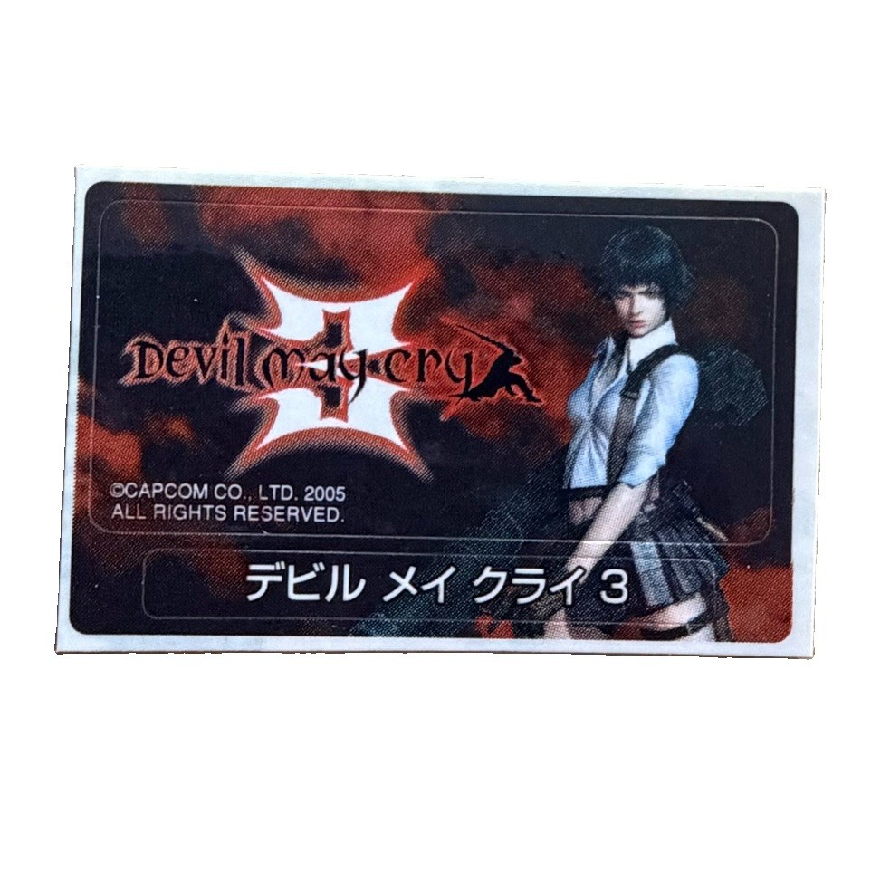 Sony PlayStation 2 PS2 Devil May Cry 3 Dmc Capcom Promo Memory Card Sticker