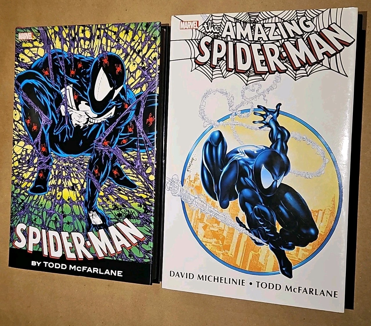 Amazing Spider-Man by David Michelinie Todd McFarlane Omnibus Lot Of 2 Marvel HC