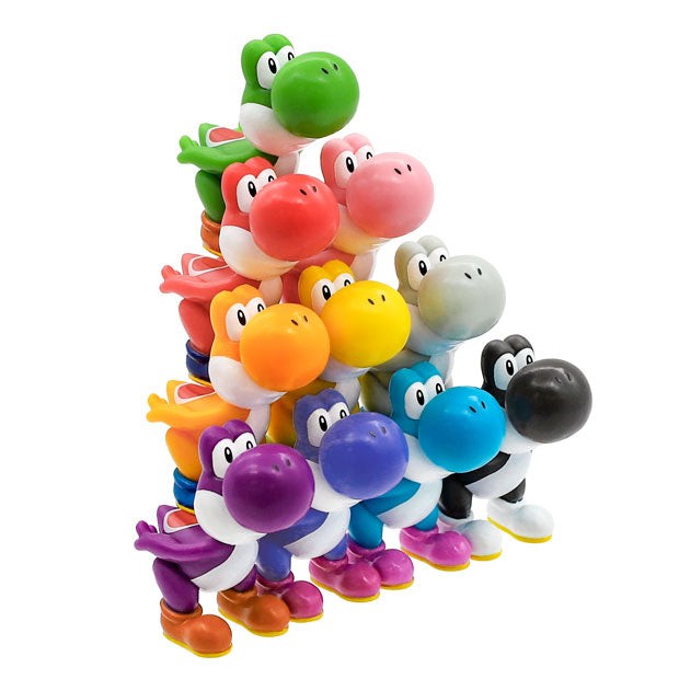 Yoshi Stacking Game Figure Set Super Nintendo World USJ Japan Limited Official