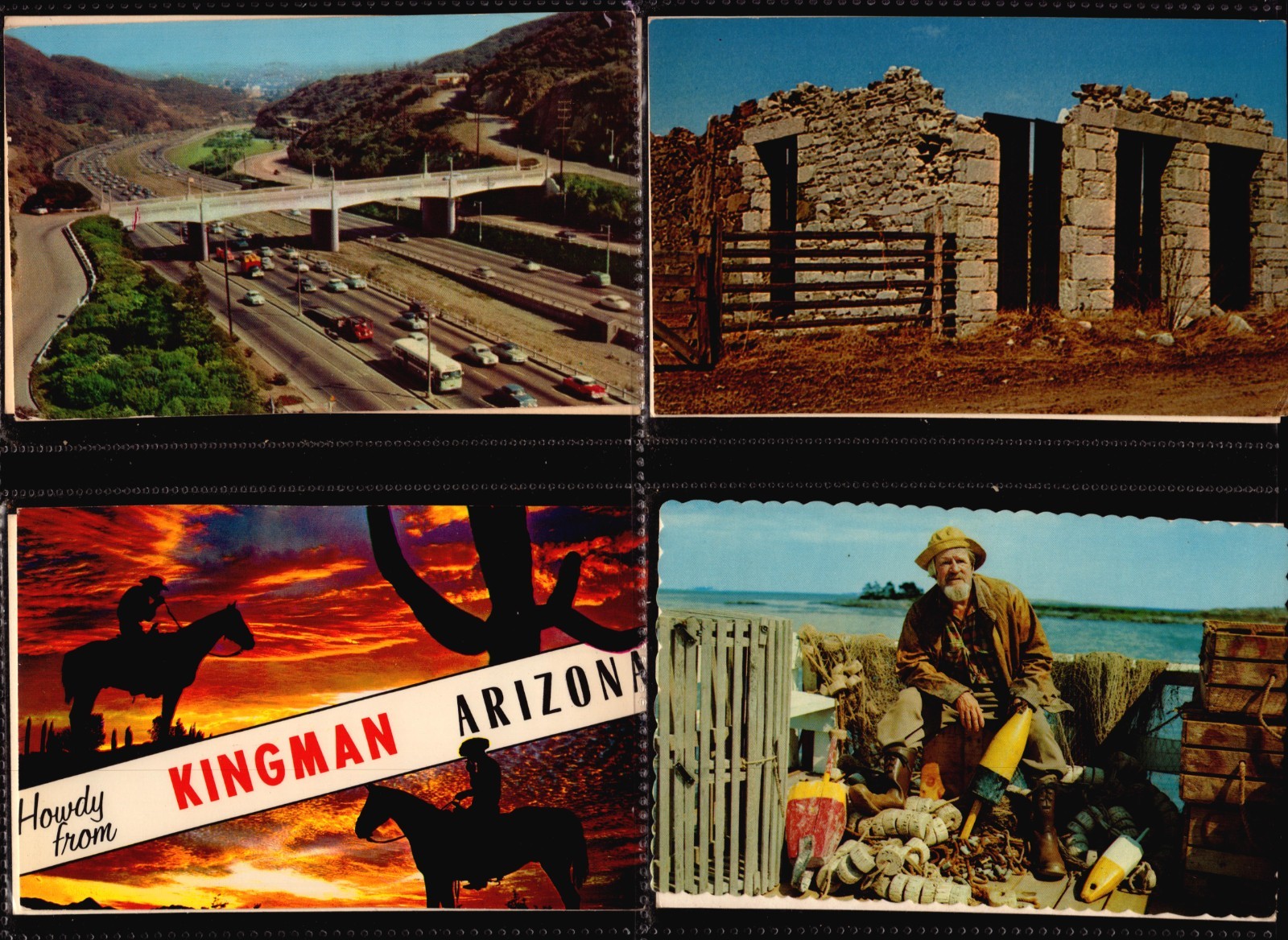 HUGE LOT 50 USA POSTCARDS-CHROME MIXED STATES- USED & UNUSED