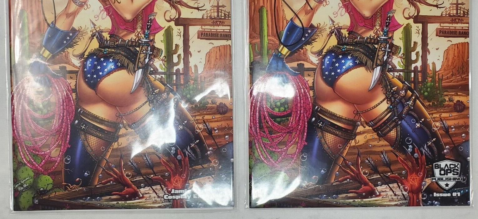 Power Hour 1 Comic Set Signed W COA Limited 200 Dallas Fan Expo Jamie Tyndall