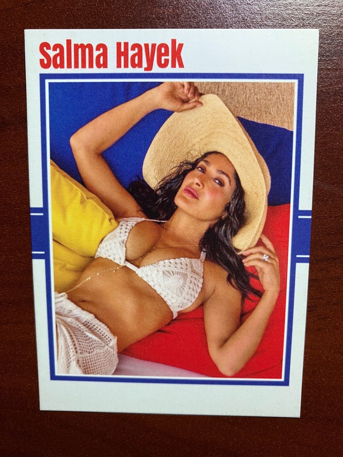 SALE Custom ACEO Salma Hayek Trading Card (SH-4)