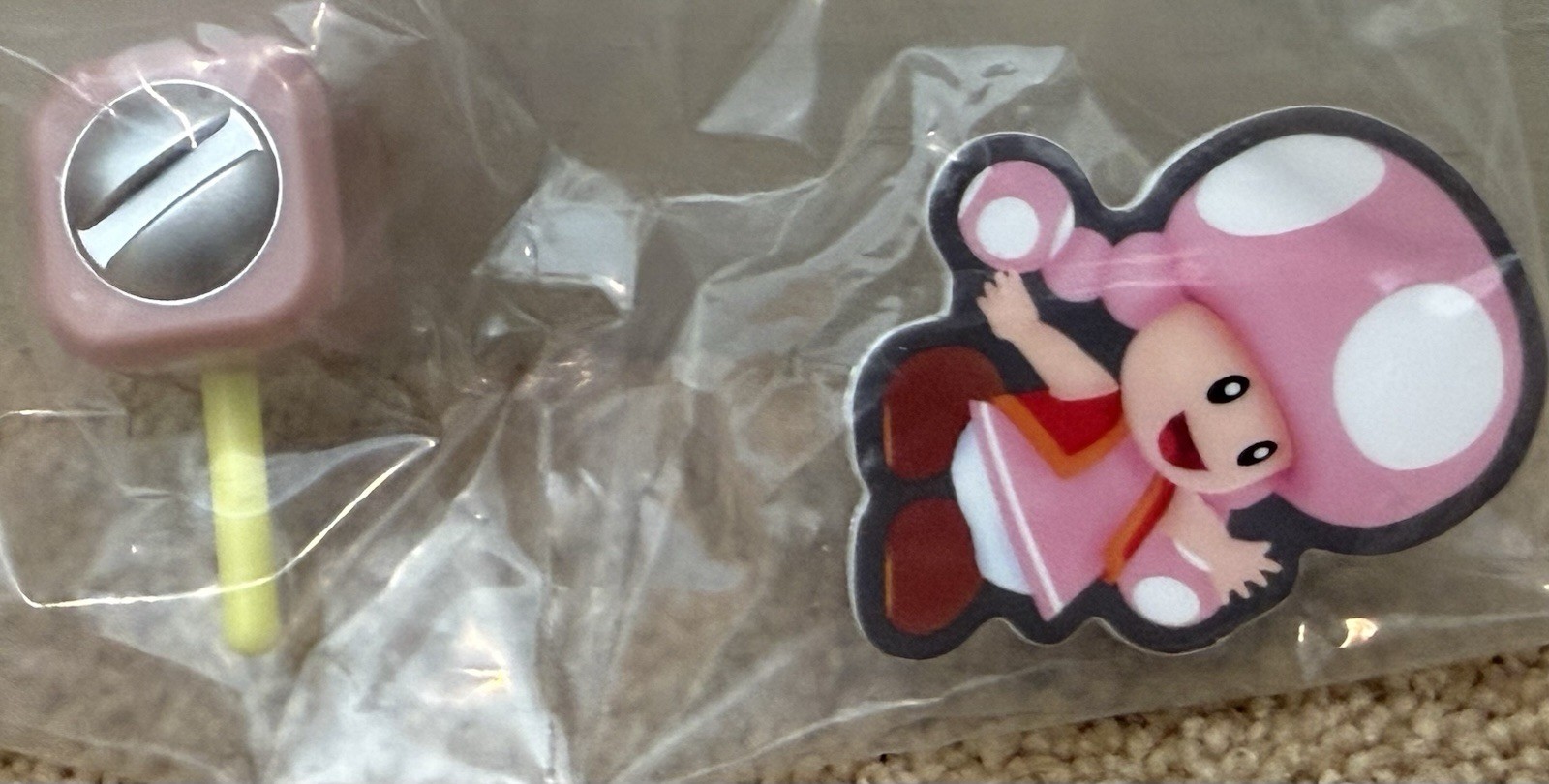 Toadette Pink Pose Super Mario Brothers Wonder Panel Clip Nintendo Bandai