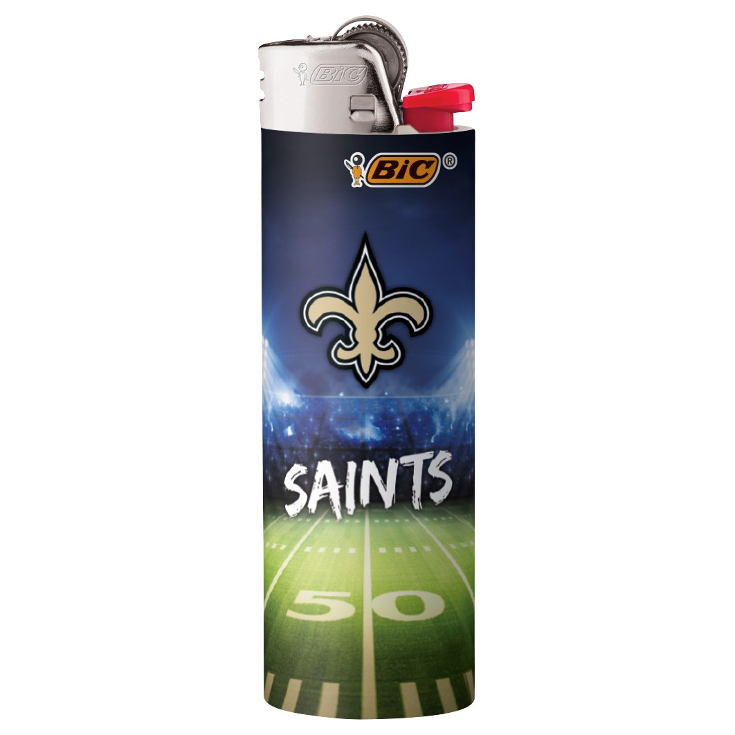 BIC Special Edition New Orleans Saints Series Pocket Lighters, Assorted 6-Pack